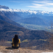 me sitting enjoying the veiw
